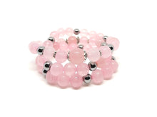 Charger l'image dans la galerie, TRIPLE BRACELET FLEUR DE ROSE