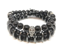 Charger l'image dans la galerie, DOUBLE BRACELET SIGNATURE DARK VADOR