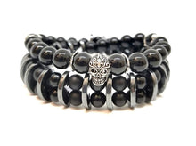 Charger l'image dans la galerie, DOUBLE BRACELET SIGNATURE DARK VADOR