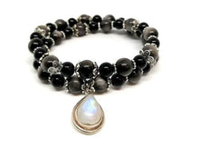 Lade das Bild in den Galerie-Viewer, DOUBLE BRACELET CŒUR D'ORITE