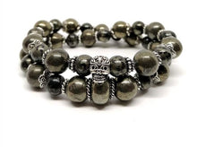 Charger l'image dans la galerie, DOUBLE BRACELET LE BLACK HAWKS