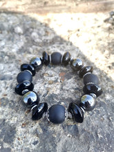 Charger l'image dans la galerie, BRACELET TANK BLACK PEARL