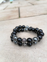 Charger l'image dans la galerie, DOUBLE BRACELET LA RIVIERE NOIRE