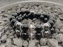 Charger l'image dans la galerie, DOUBLE BRACELET LA RIVIERE NOIRE