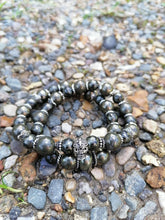 Lade das Bild in den Galerie-Viewer, DOUBLE BRACELET LE BLACK HAWKS
