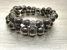 Lade das Bild in den Galerie-Viewer, DOUBLE BRACELET LE BLACK HAWKS
