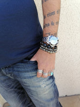 Lade das Bild in den Galerie-Viewer, DOUBLE BRACELET LE BLACK HAWKS
