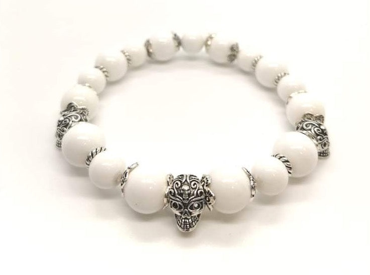 BRACELET SKULL TRIDENT