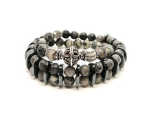 Load image into Gallery viewer, Nouveauté DOUBLE BRACELET SIGNATURE L&#39;ARLEQUIN
