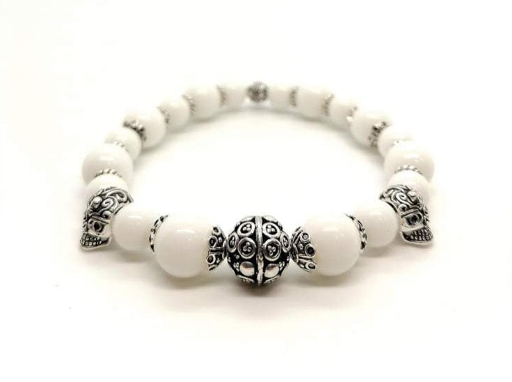 Nouveauté BRACELET WHITE SKULL