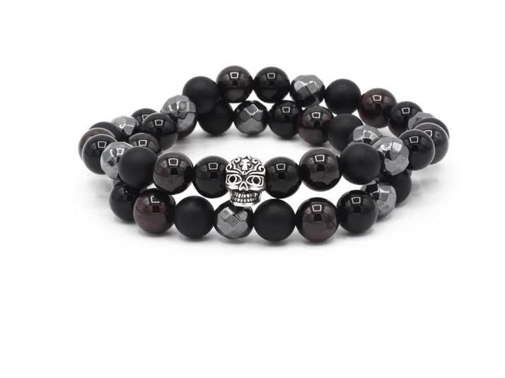 DOUBLE BRACELET BLACK DEVIL