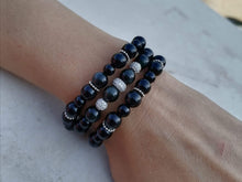 Charger l&#39;image dans la galerie, TRIPLE BRACELET BLACK QUEEN
