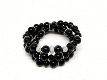 Charger l&#39;image dans la galerie, TRIPLE BRACELET BLACK QUEEN
