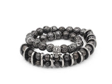 Cargar imagen en el visor de la galería, DOUBLE BRACELET SIGNATURE SYLVER ICE
