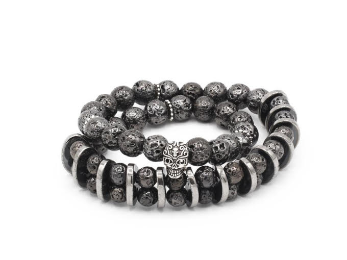 DOUBLE BRACELET SIGNATURE SYLVER ICE